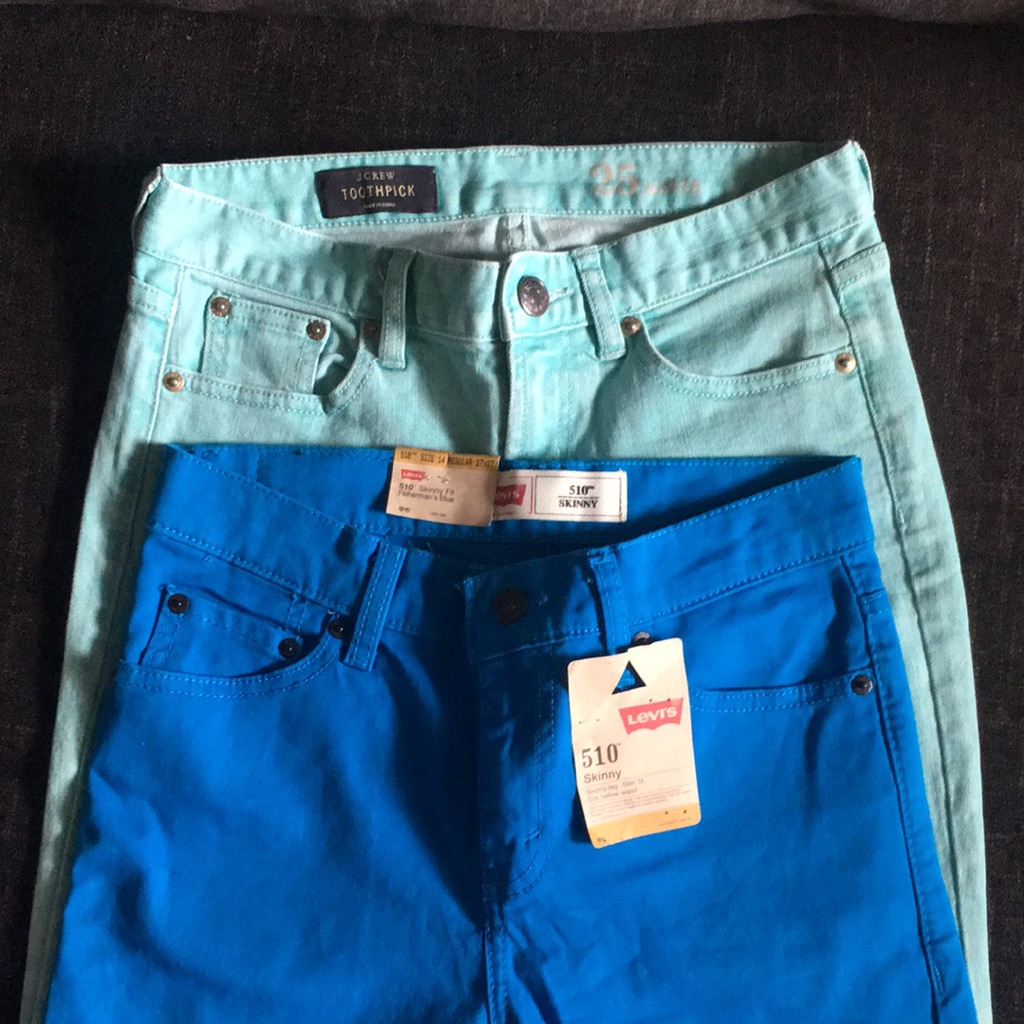 Levis&J Crewskinny Jeans Bundle (25)&(14)